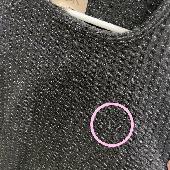 Chaser Sparkle Cold Shoulder Top- Junior XS - Picture 3 of 4